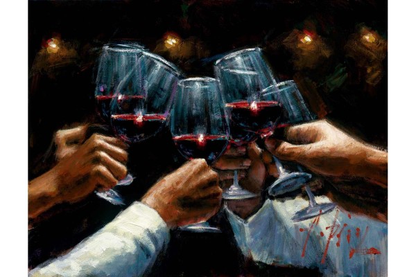Fabian Perez For a Better Life (Red Wine with Lights)